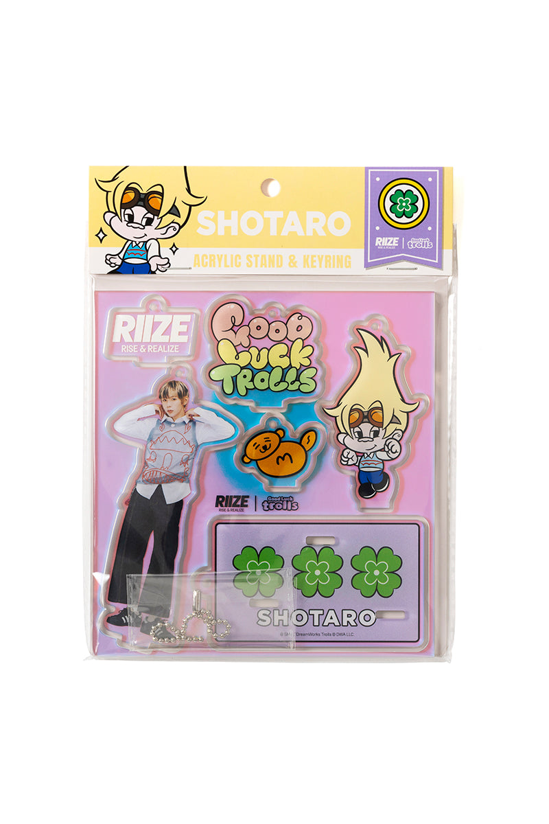 RIIZE X Good Luck Trolls] ACRYLIC STAND & KEYRING (SHOTARO) – LINE