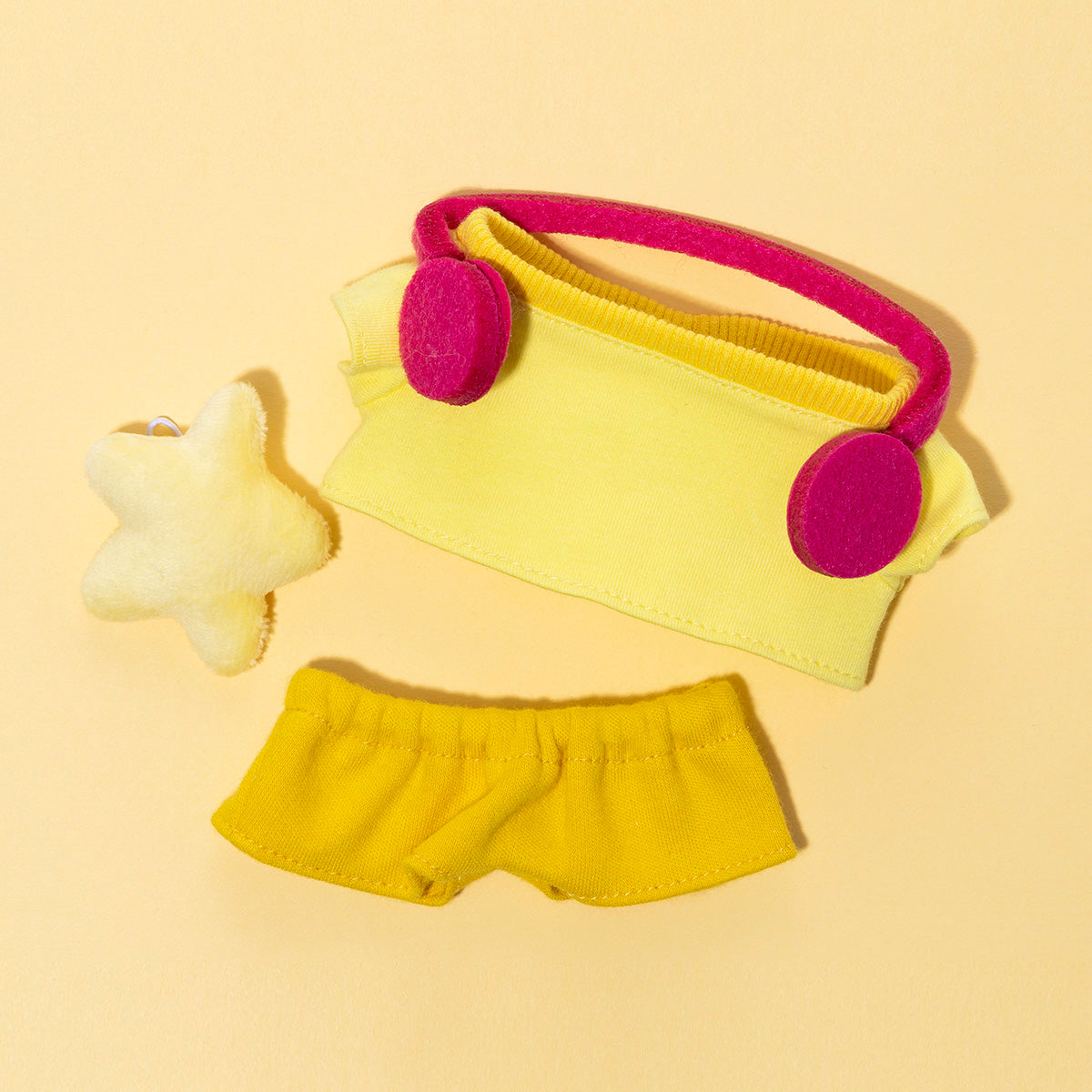 たっとん コスチューム Sサイズ用 クッション(イエロー) BT21