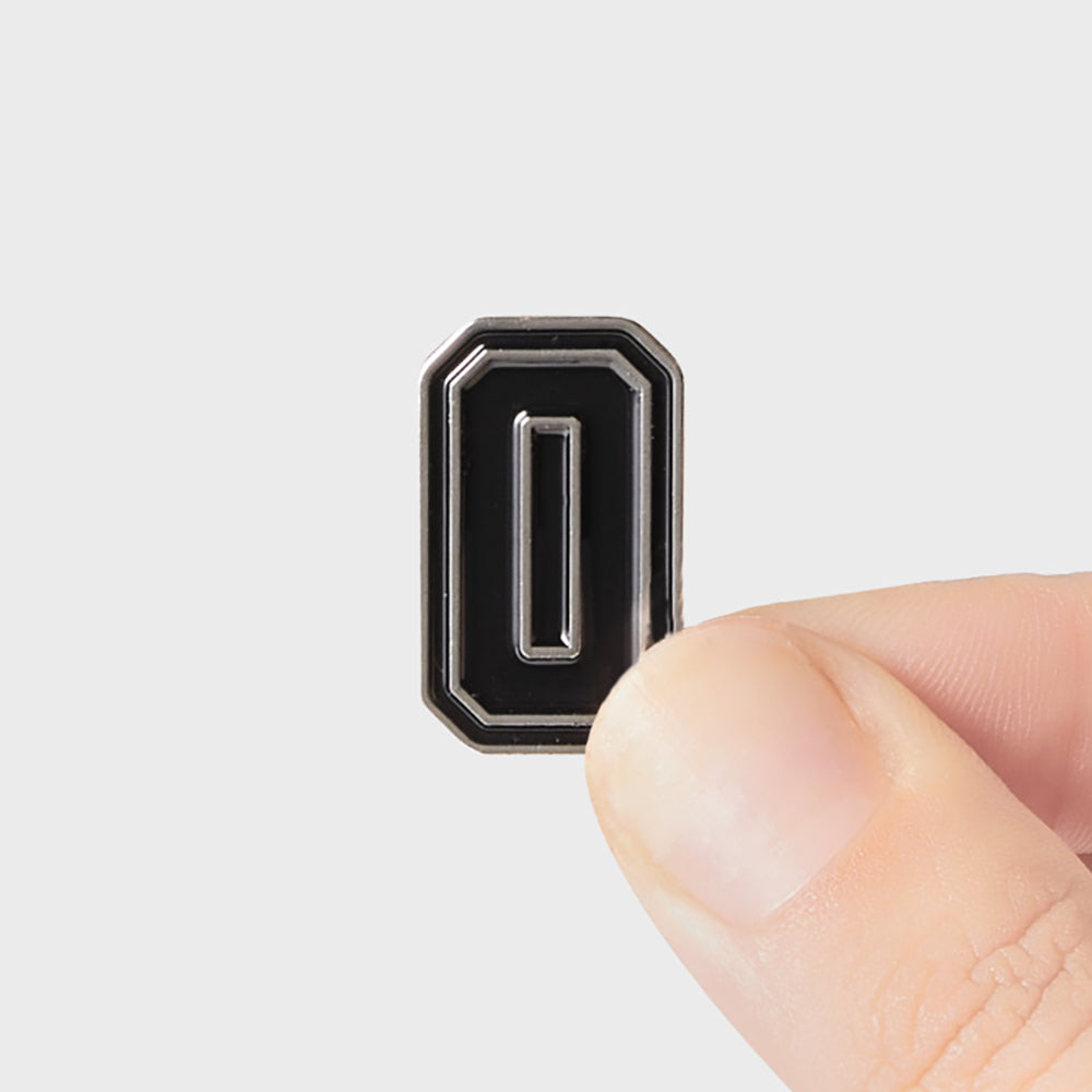 COLLER メタル数字スティコン ブラック