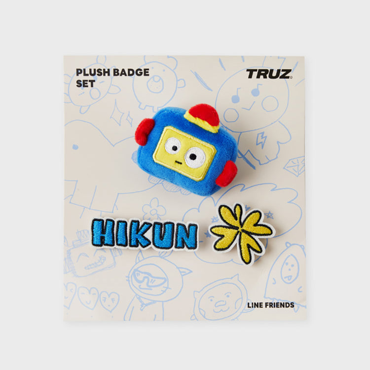ぬいぐるみバッジセット(TREASURE COLLECTION) HIKUN