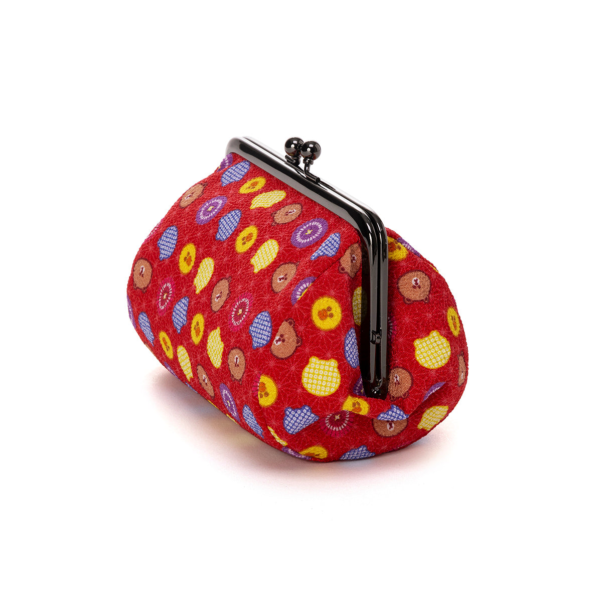 4.5寸俵がま口(赤) LINE FRIENDS