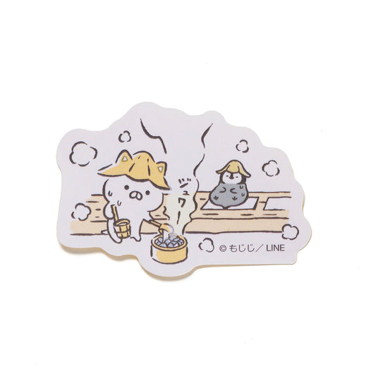 ステッカー サウナ(ねこぺんの湯) ねこぺん日和