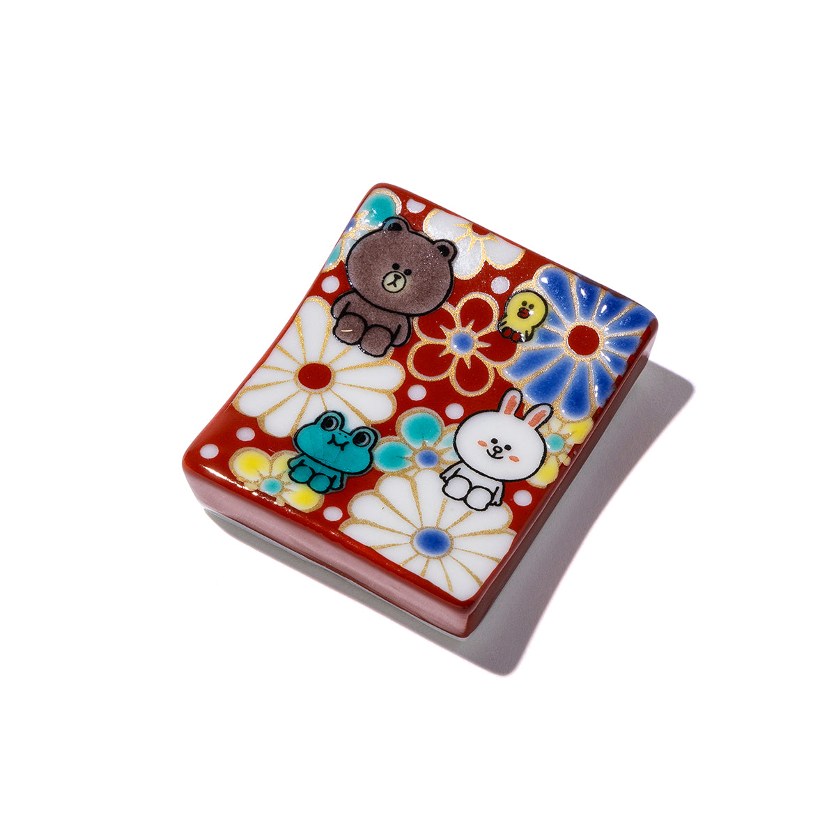 九谷焼 箸置き(梅菊) LINE FRIENDS