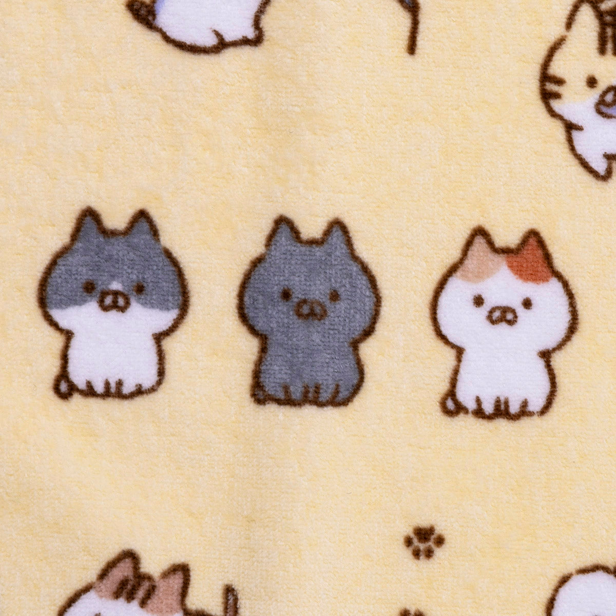 フェイスタオル(ねこのしゅうかいじょ) ねこぺん日和