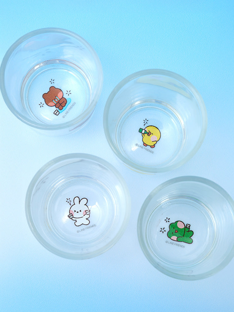 minini ワールド 焼酎グラスセット(minini world) LINE FRIENDS