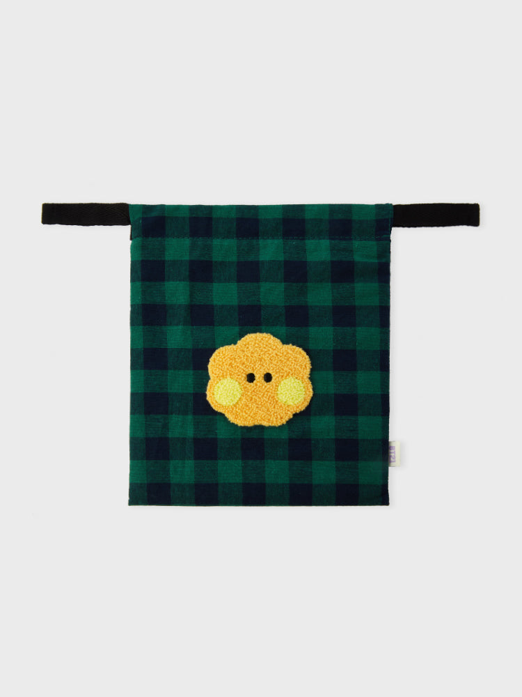 BT21 minini ベーシック チェック巾着 SHOOKY