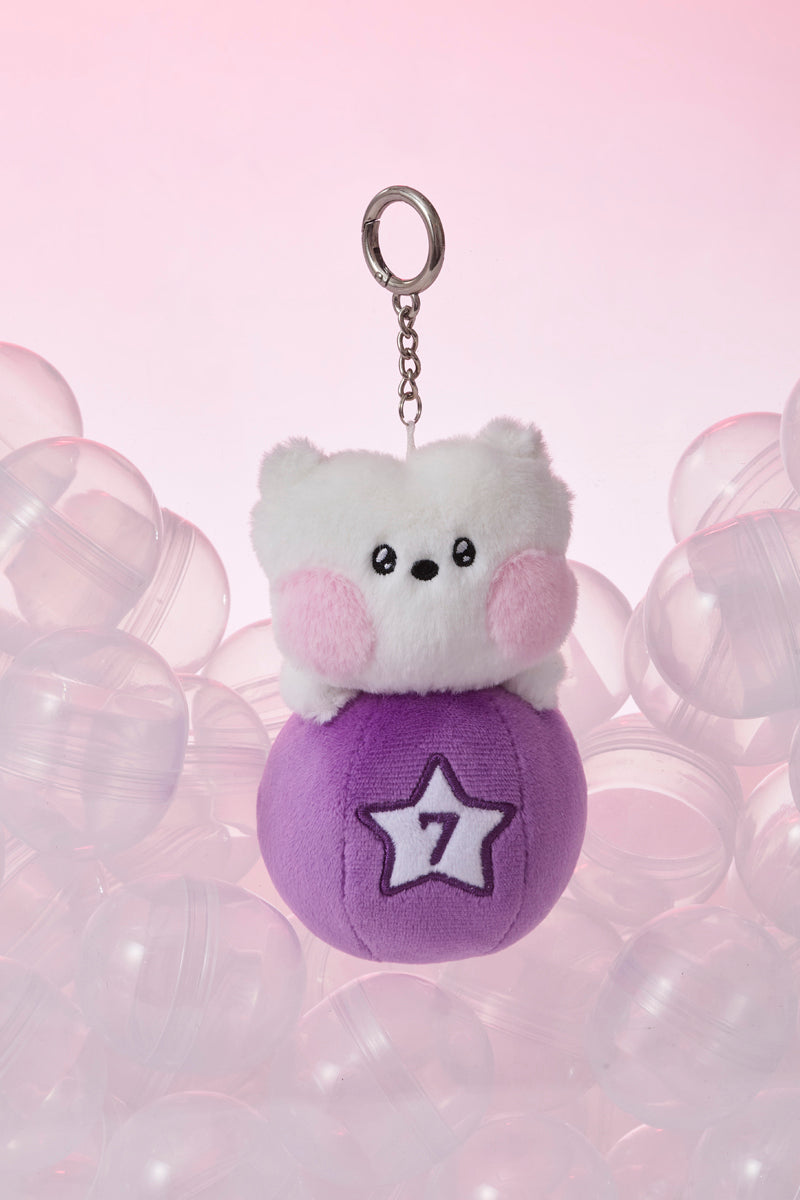 minini ぬいぐるみキーリング(LUCKY GATCHA) RJ