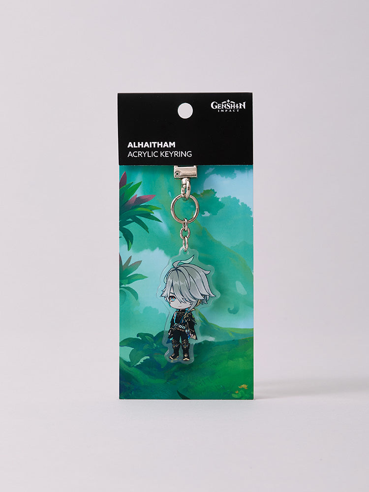 原神×LINE FRIENDS アルハイゼン ちびキャラ アクリルキーリング