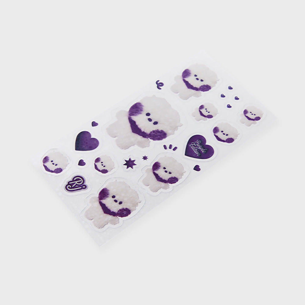 BT21 minini フォトステッカー(パープル)  RJ