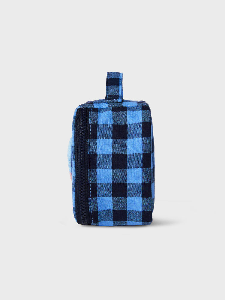 minini ベーシック チェックポーチ KOYA
