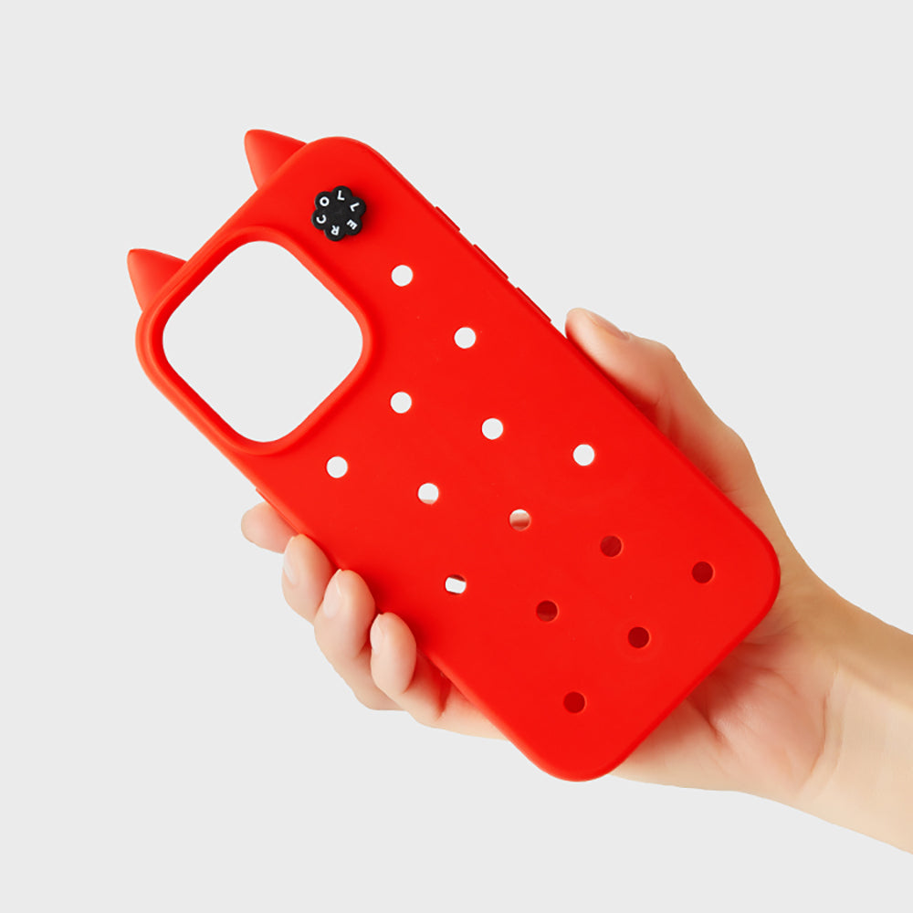 COLLER iPhoneケース MEOW レッド(16 Pro)