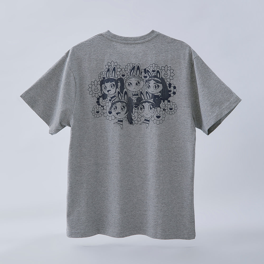 NewJeans x MURAKAMI Tシャツ(MELANGE GRAY)
