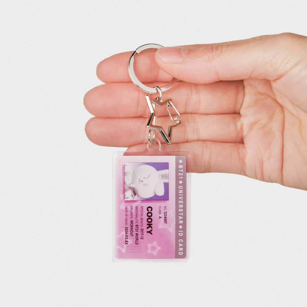 IDカード風アクリルキーリング(Shining) COOKY