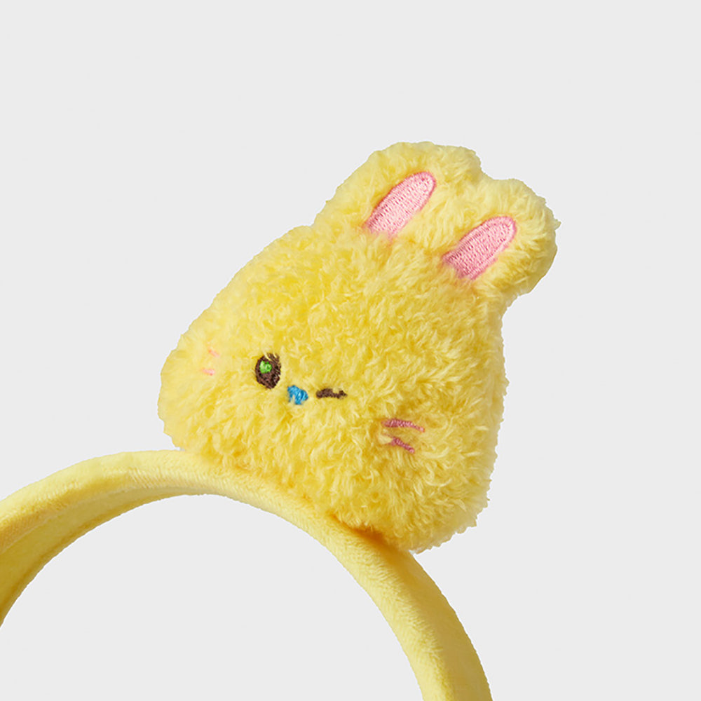 bunini ぬいぐるみヘアバンド (YELLOW)