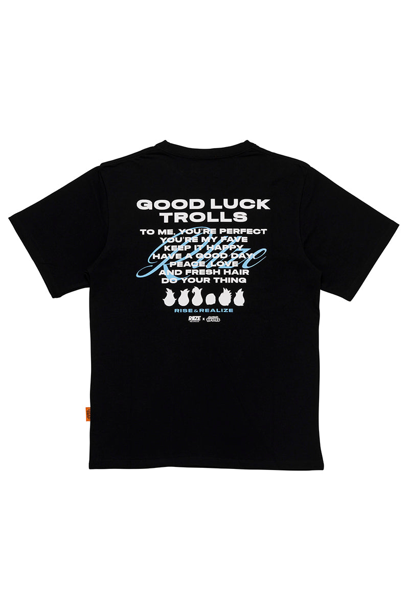 [RIIZE X Good Luck Trolls] RIIZE T-SHIRT (BLACK)