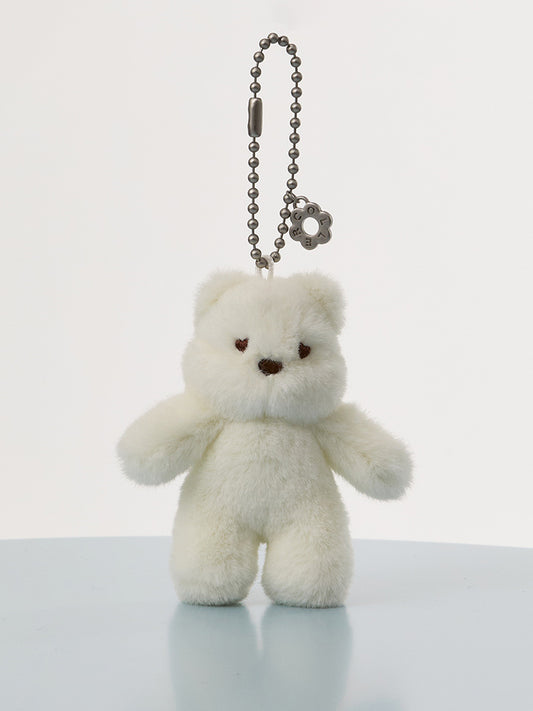 COLLER ミニふわふわぬいぐるみキーリング BAER