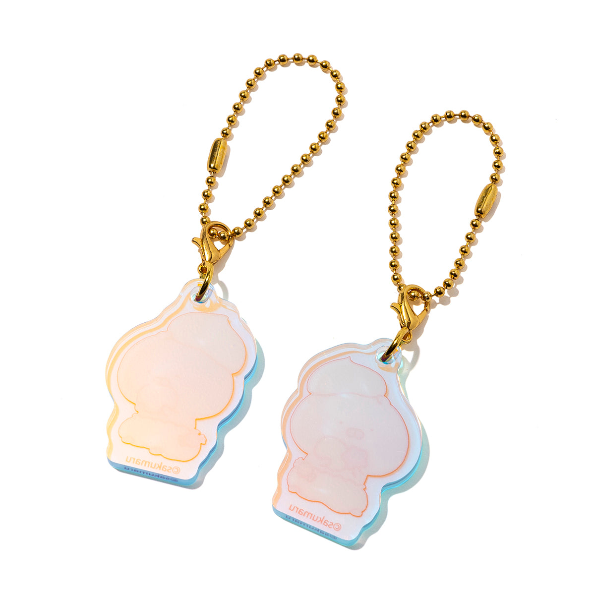 アクリルペアチャームキー ホイップ(おかしのおうち) ちびちびうさまる