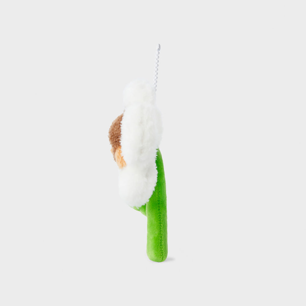 minini フラワーぬいぐるみキーリング ブニ二