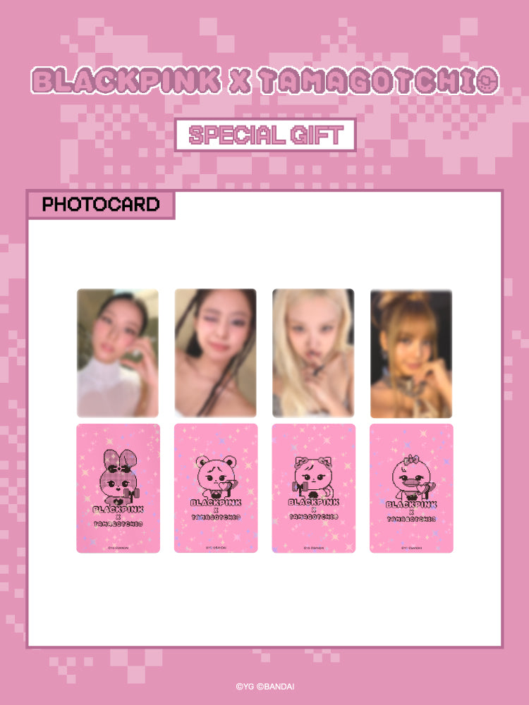 【BLACKPINK X TAMAGOTCHI】ノベルティフォトカード（税込11,000円ごとに1点プレゼントとなります。ノベルティの数量は変更できません。）