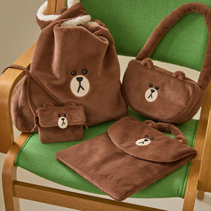 LINE FRIENDS HUG BROWN