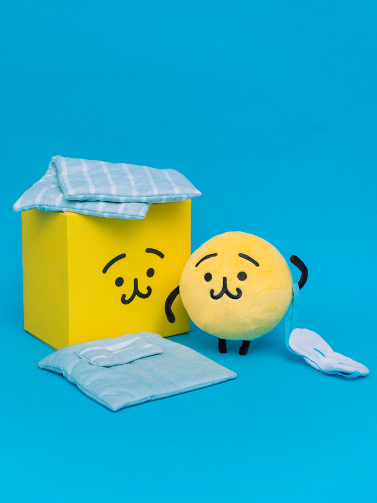 【受注販売限定】BOX入りぬいぐるみ スン眉（はてな）えもじの子（仮）