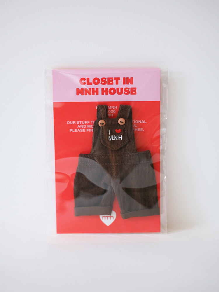 MNHオーバーオール BROWN