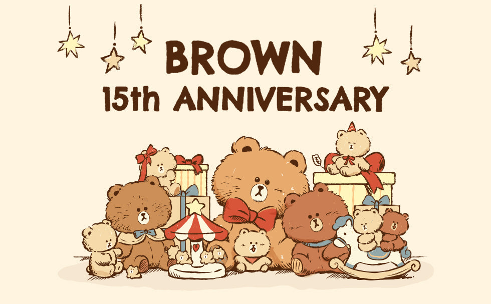 BROWN 15th ANNIVERSARY – LINE FRIENDS SQUARE JAPAN OFFICIAL