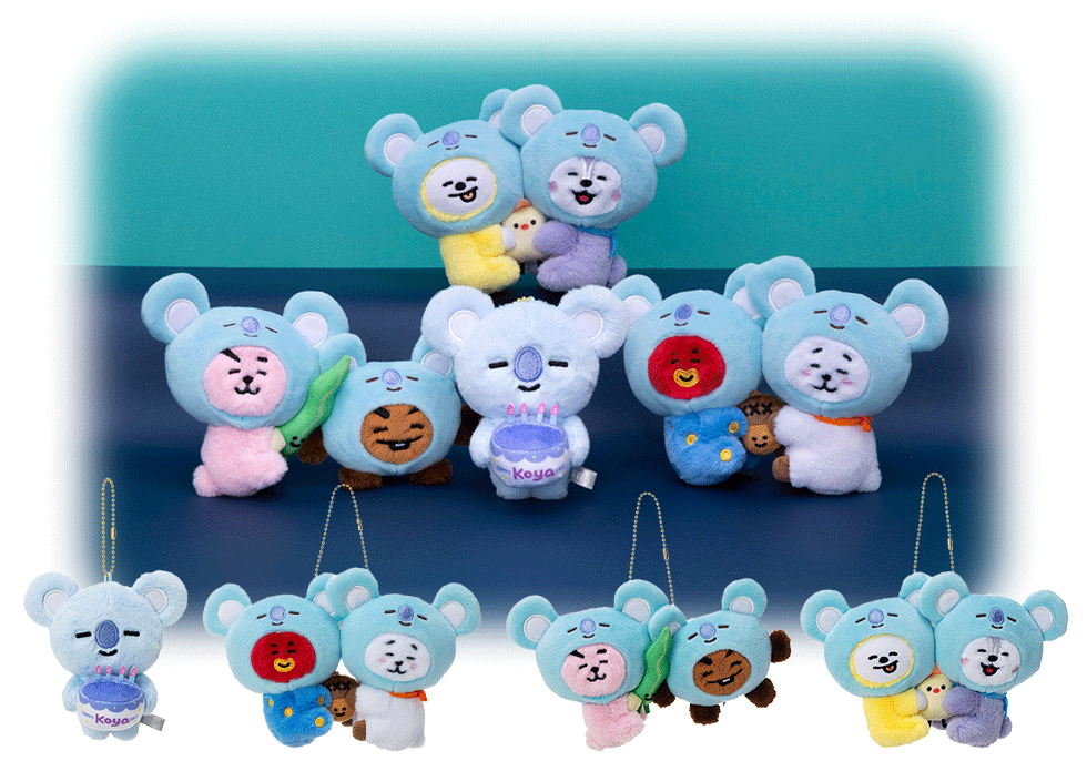 LINE FRIENDS BT21 ぬいぐるみセット BT21 FULL OF ○○ – LINE FRIENDS SQUARE JAPAN OFFICIAL