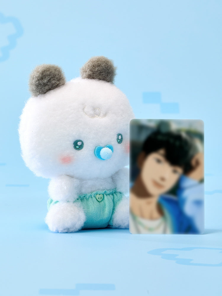 ★レア タグ付き Disney baby 水色 ベビー ぬいぐるみ ダッフィー - 【タグ付き】海外ディズニー ベビーダッフィーの通販 by