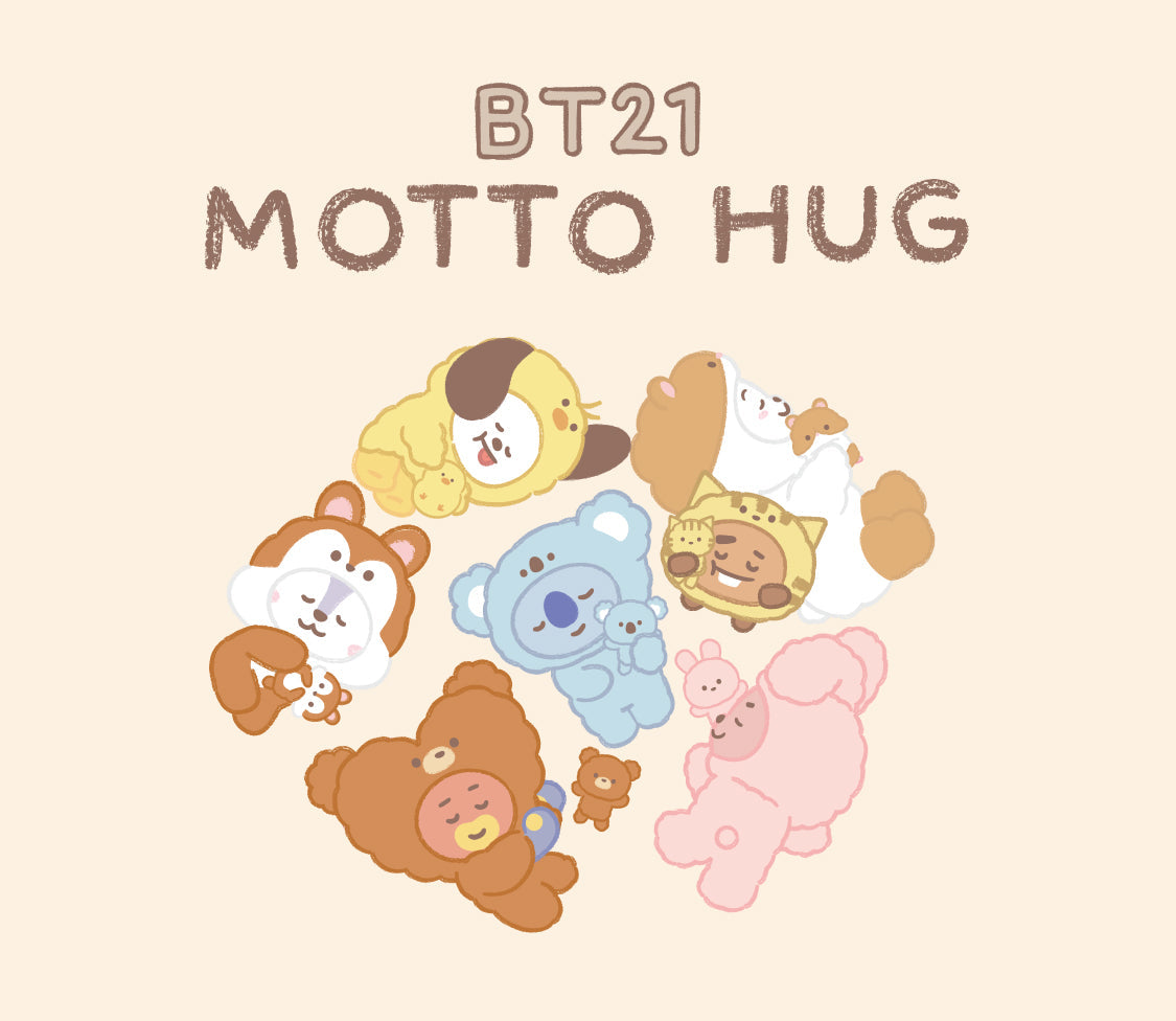 BT21 MOTTO HUG – LINE FRIENDS SQUARE JAPAN OFFICIAL