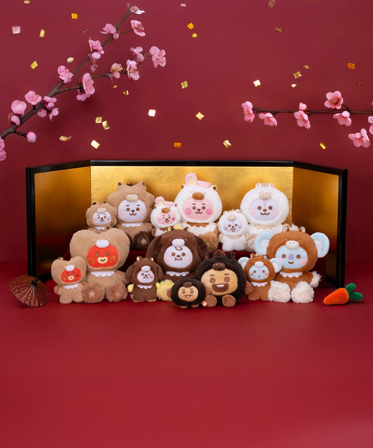 麻雀　クマ　かわいい　黄色　イエロー　LINEFRIENDS　韓国　韓国雑貨 フリース】 🎉 麻雀 クマ かわいい 黄色 イエロー LINEFRIENDS 韓国