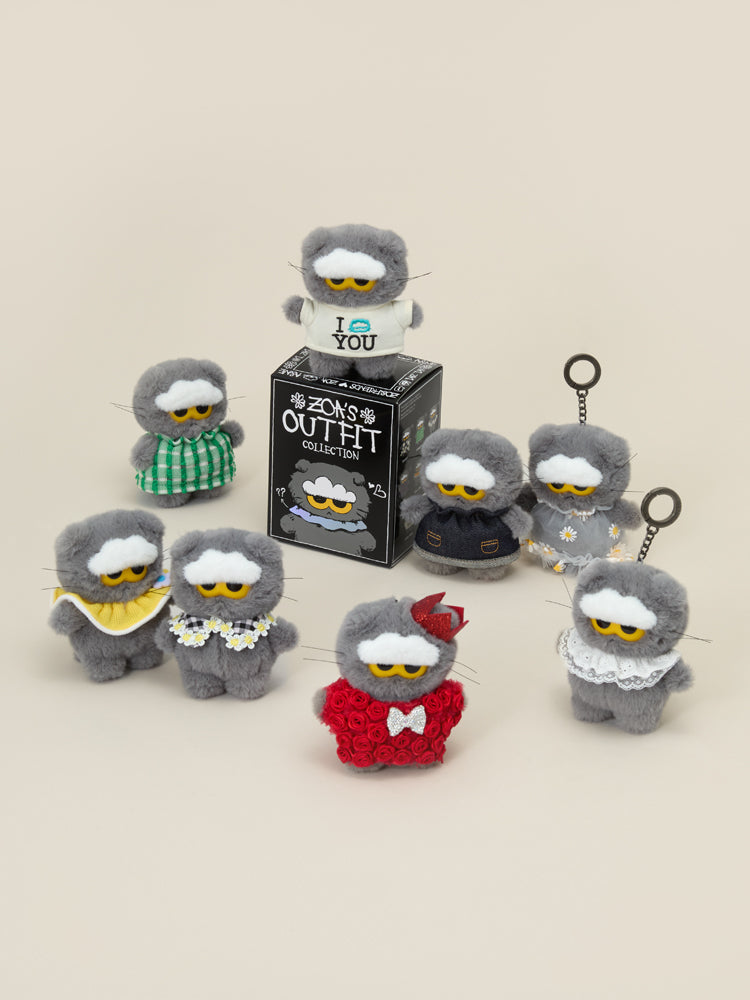 【数量限定先行予約】ZO&FRIENDS ランダムぬいぐるみキーリング(LUCKY SHOP) ZOA