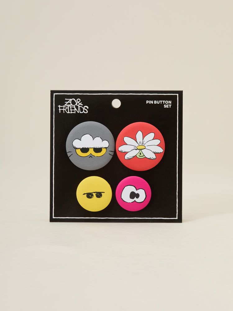 【数量限定先行予約】缶バッジセット(LUCKY SHOP) ZOA