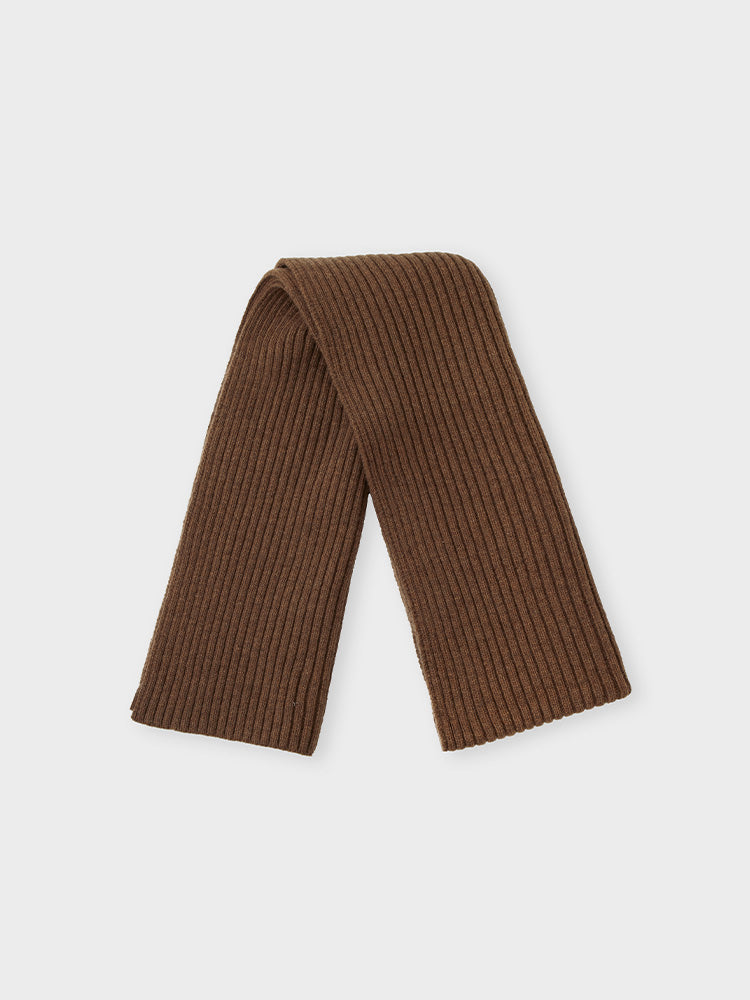 ショートマフラー ブラウン(BY BROWN) ブラウン