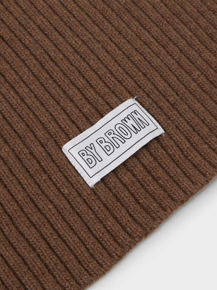 ショートマフラー ブラウン(BY BROWN) ブラウン