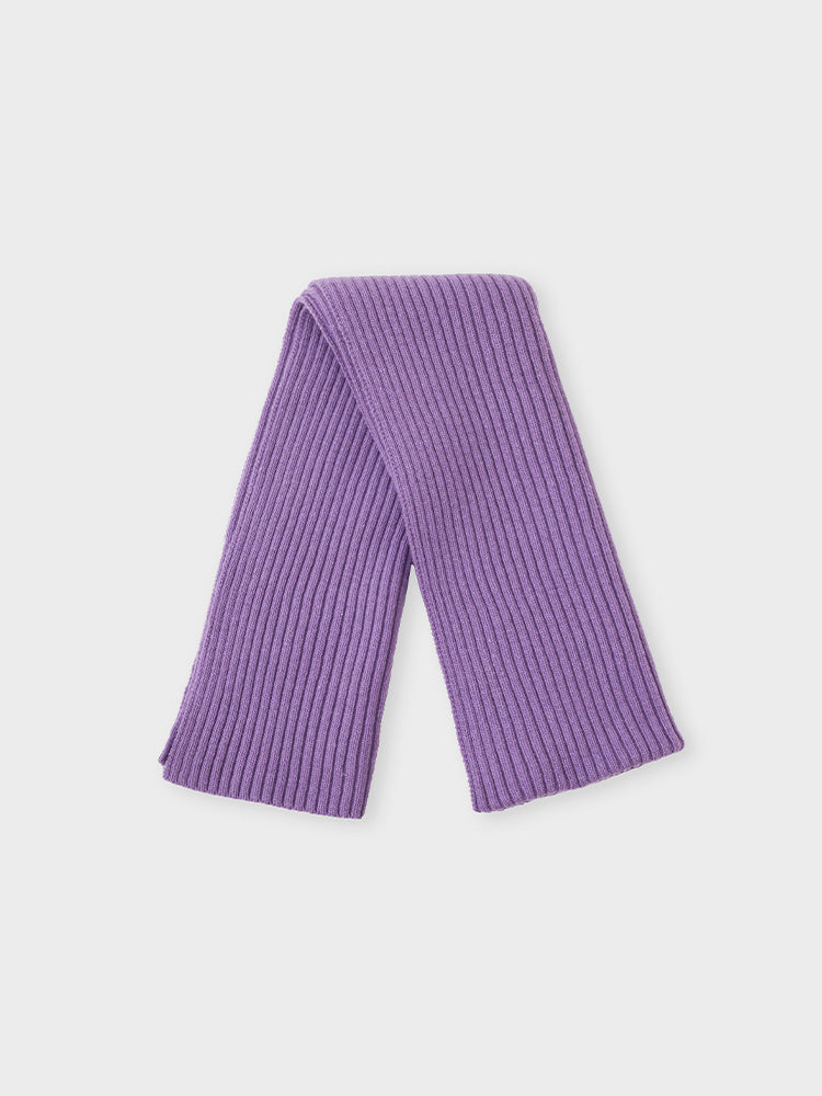 ショートマフラー パープル(BY BROWN) ブラウン