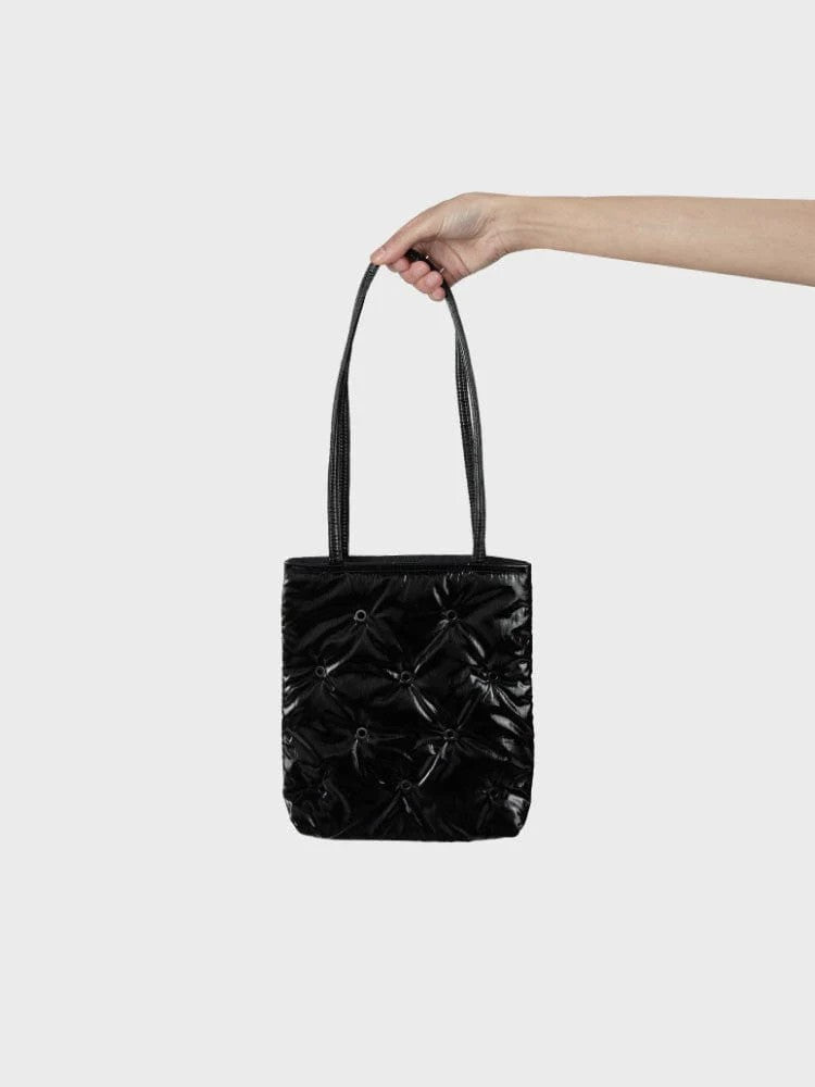 COLLER ビスケットショルダーバッグ オニキスブラック