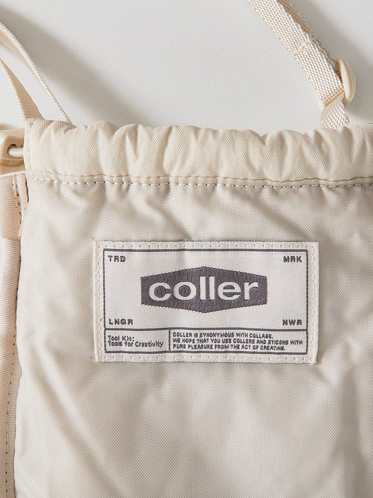 COLLER PADDED クロスバック オートクリーム