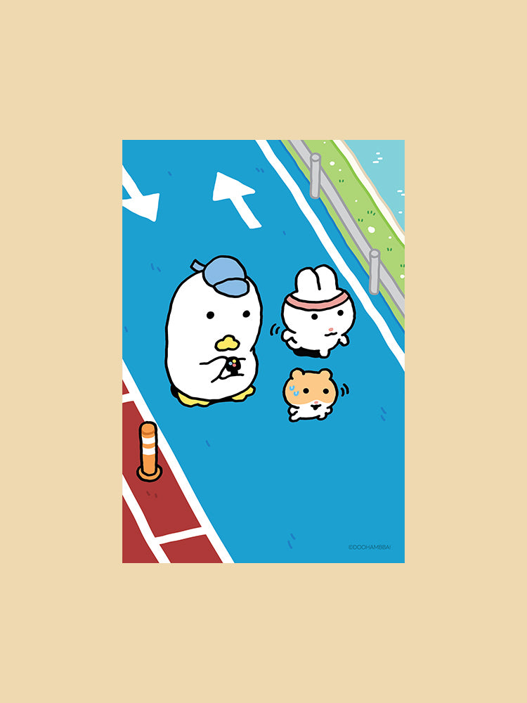 DOOHAMBBA! ポストカード ランニング
