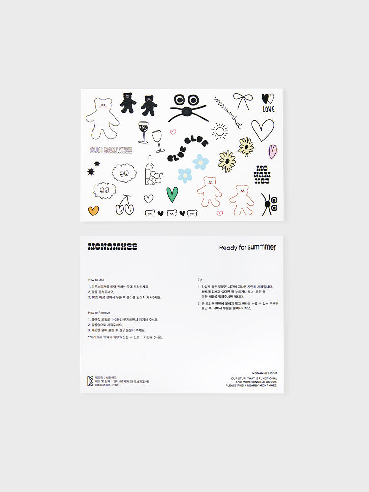 MNH タトゥーステッカー – LINE FRIENDS SQUARE JAPAN OFFICIAL