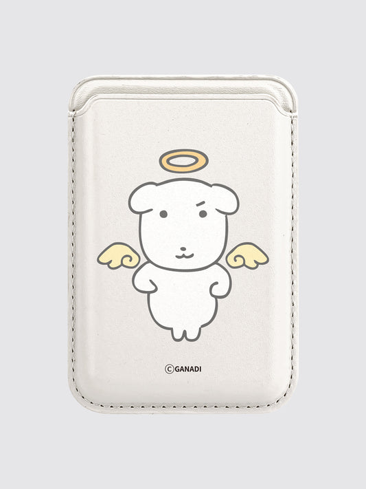 【期間限定販売】MagSafe レザーカードケース(天使) GANADI