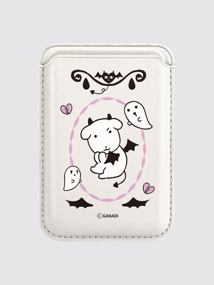 【期間限定販売】MagSafe レザーカードケース(ラブリー悪魔) GANADI