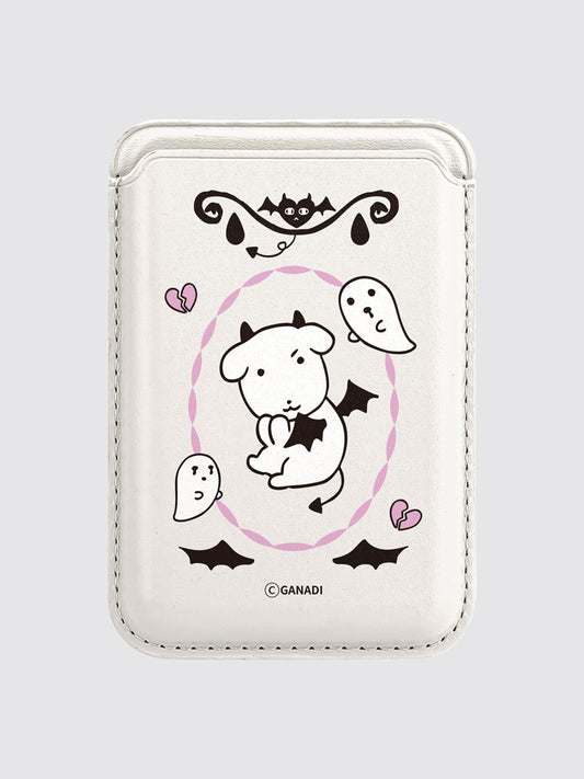 【期間限定販売】MagSafe レザーカードケース(ラブリー悪魔) GANADI