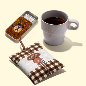 LINE FRIENDS スパークス缶＆布包みコーヒー