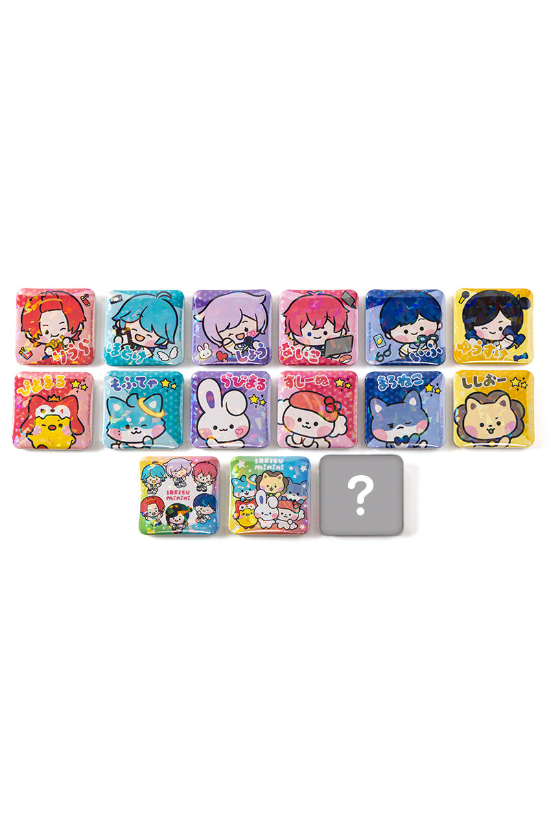 【予約販売】いれいすminini ホログラムスクエア缶バッジ vol.1