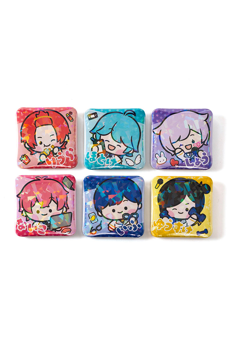 【予約販売】いれいすminini ホログラムスクエア缶バッジ vol.1