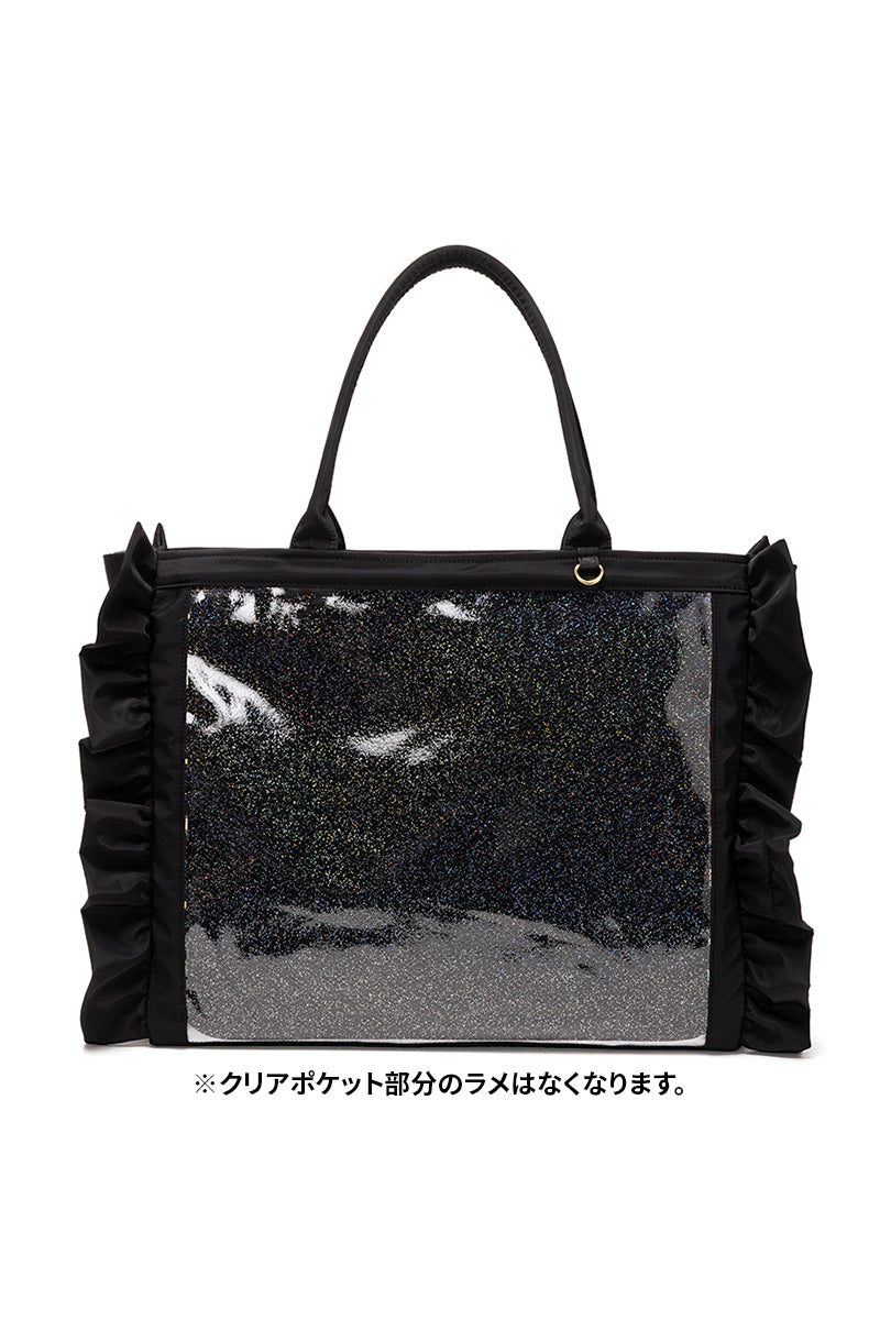 いれいすminini A3フリルトートバッグ ブラック