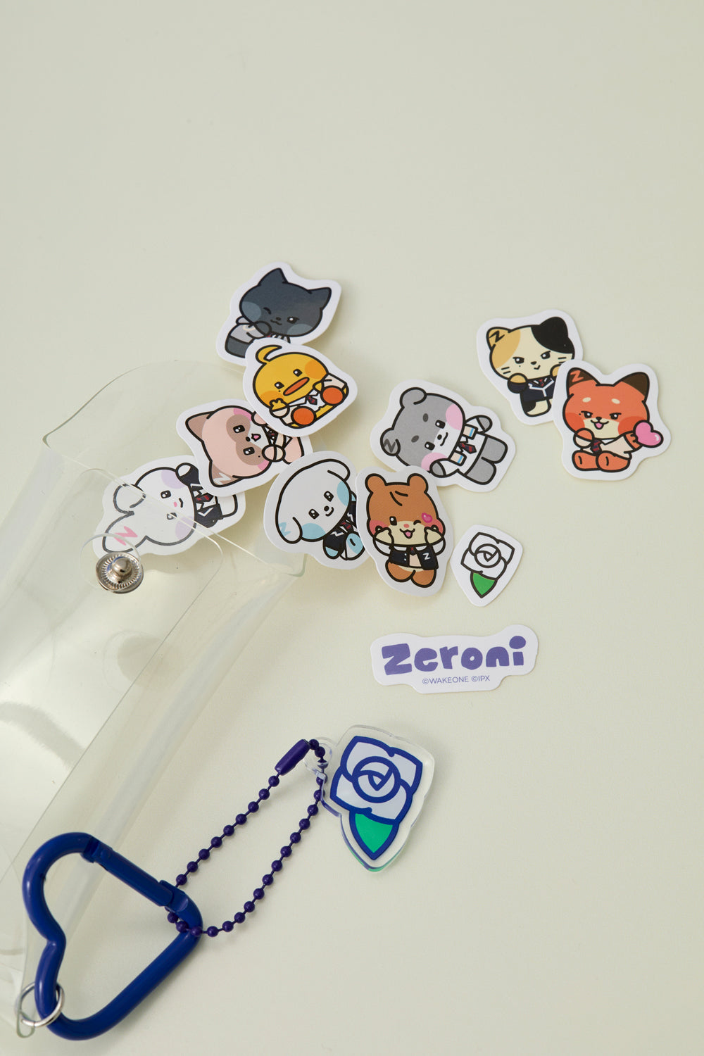 zeroni PVCポーチ(BLUE PARADISE)