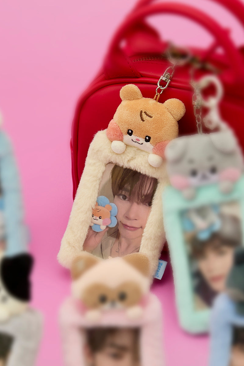 zeroni ぬいぐるみフォトホルダーキーリング(HOME PARTY) binini